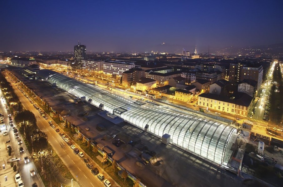 Gare nouvelle Porta Suza à Turin